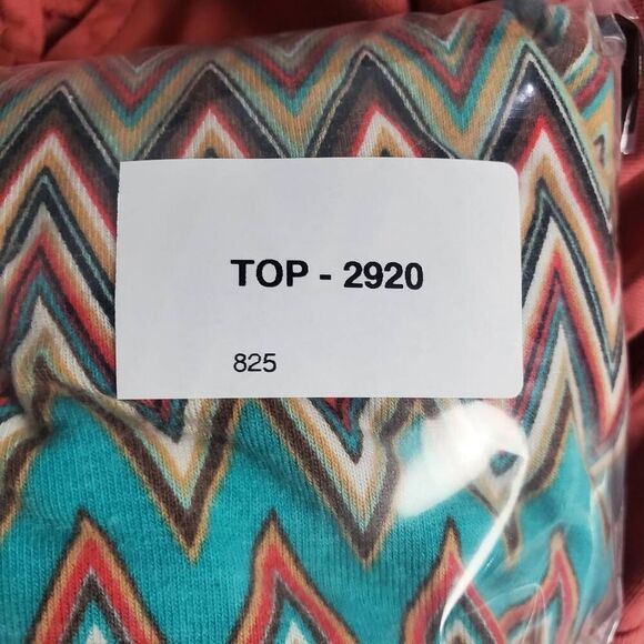 Cato Woman Chevron Print Maxi Skirt Multicolor Plus 2X Stretch - Picture 5 of 5